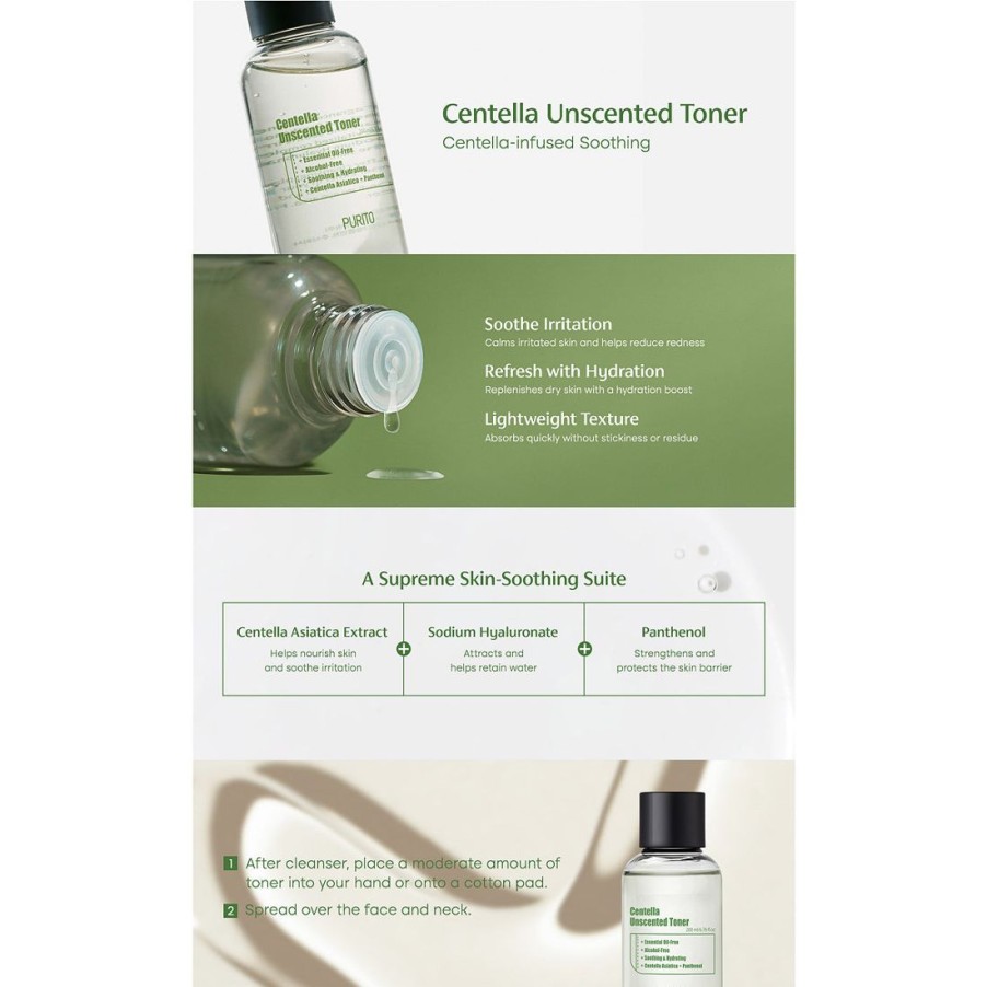 Ihonhoito Purito | [Purito] Centella Unscented Toner