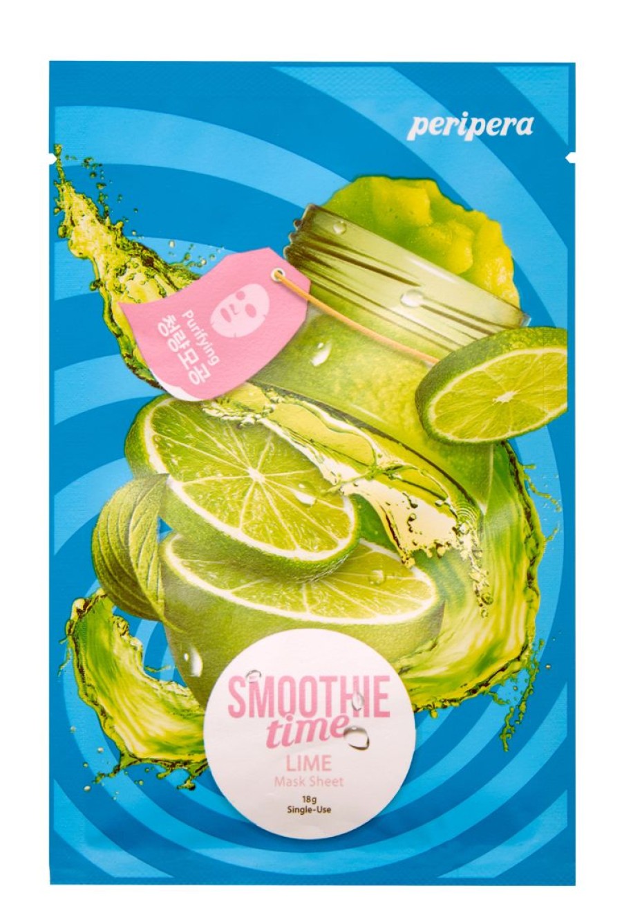 Ihonhoito Peripera | [Peripera] Smoothie Time Mask Sheet Lime Purifying