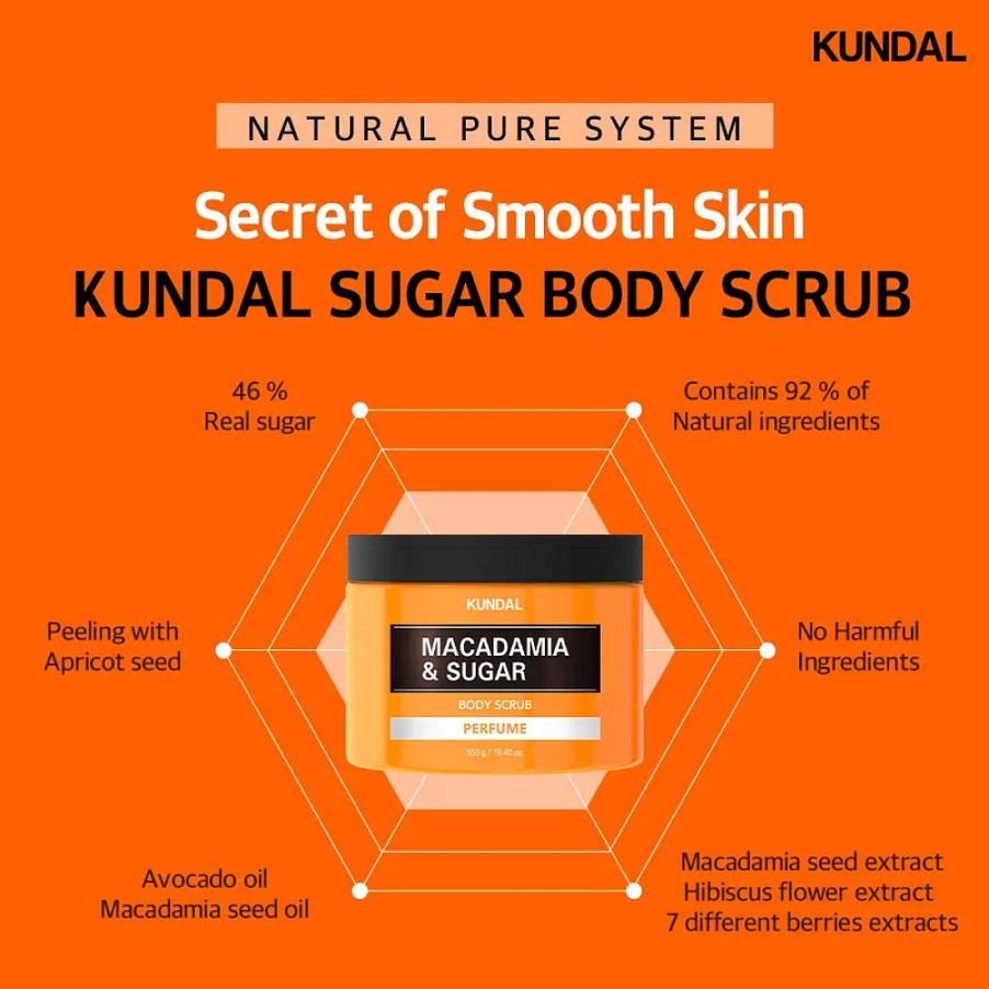 Vartalo Kundal | [Kundal] Macadamia & Sugar Body Scrub