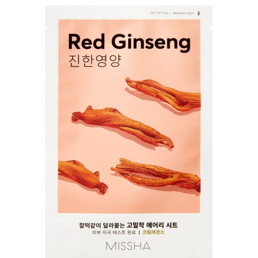 Ihonhoito Missha | [Missha] Airy Fit Sheet Mask Red Ginseng