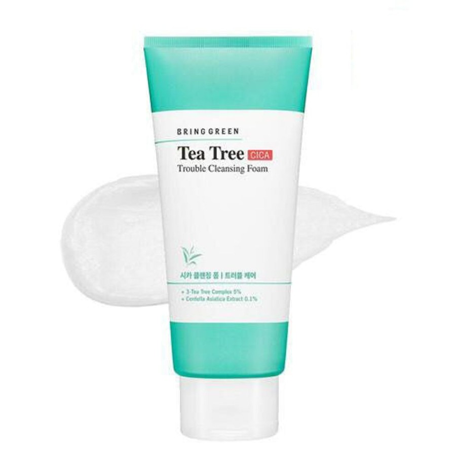 Ihonhoito Bring Green | [Bring Green] Tea Tree Cica Trouble Cleansing Foam