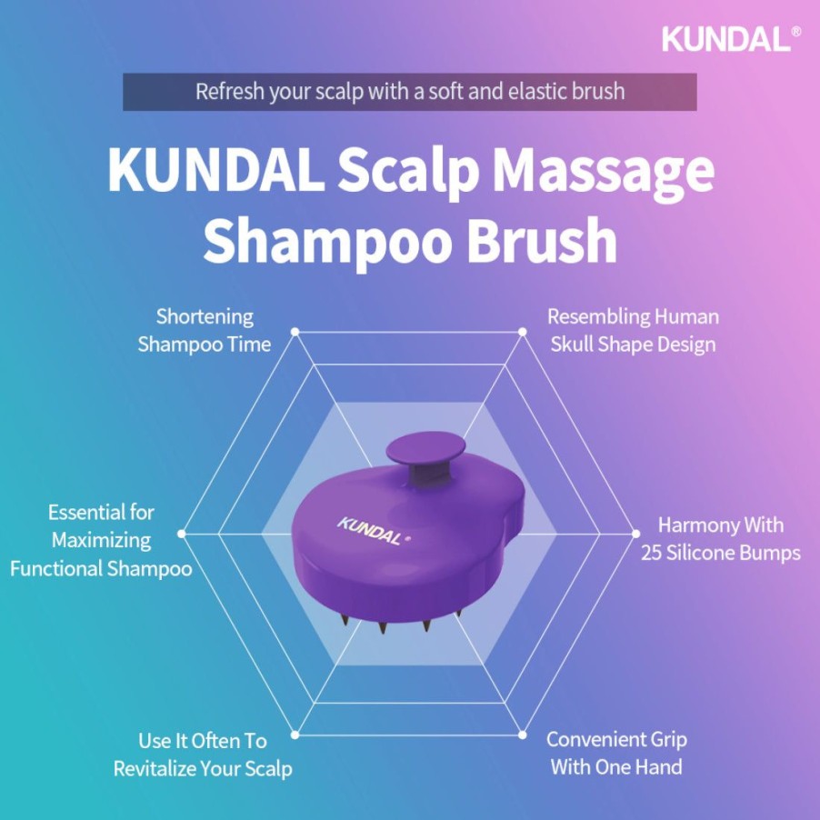 Hiukset Kundal | [Kundal] Scalp Massage Shampoo Brush