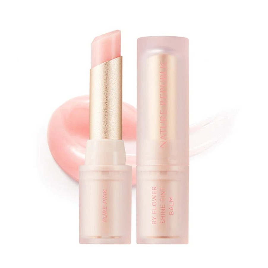 Meikki Nature Republic | [Nature Republic] By Flower Shine Tint Balm 01 Pure Pink