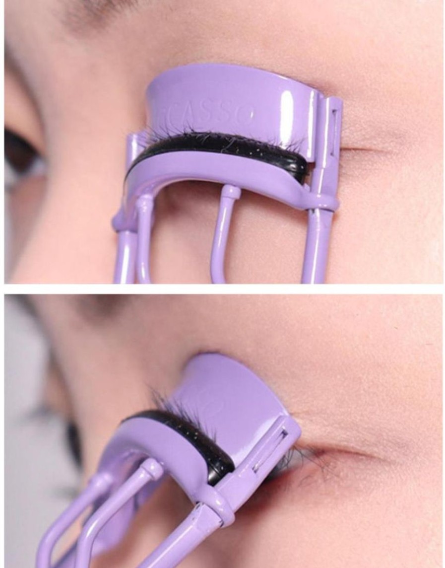 Meikki Piccasso | [Piccasso Collezioni] Purple Eyelash Curler (Curler) + Silicone Refill Pad 2Ea