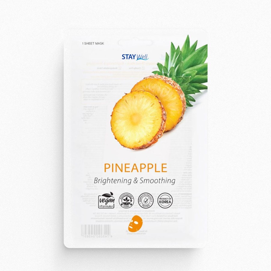 Ihonhoito Stay Well | [Stay Well] Vegan Sheet Mask Pineapple