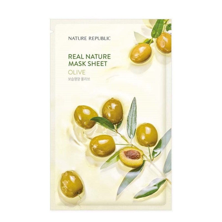 Ihonhoito Nature Republic | [Nature Republic] Real Nature Olive Mask Sheet