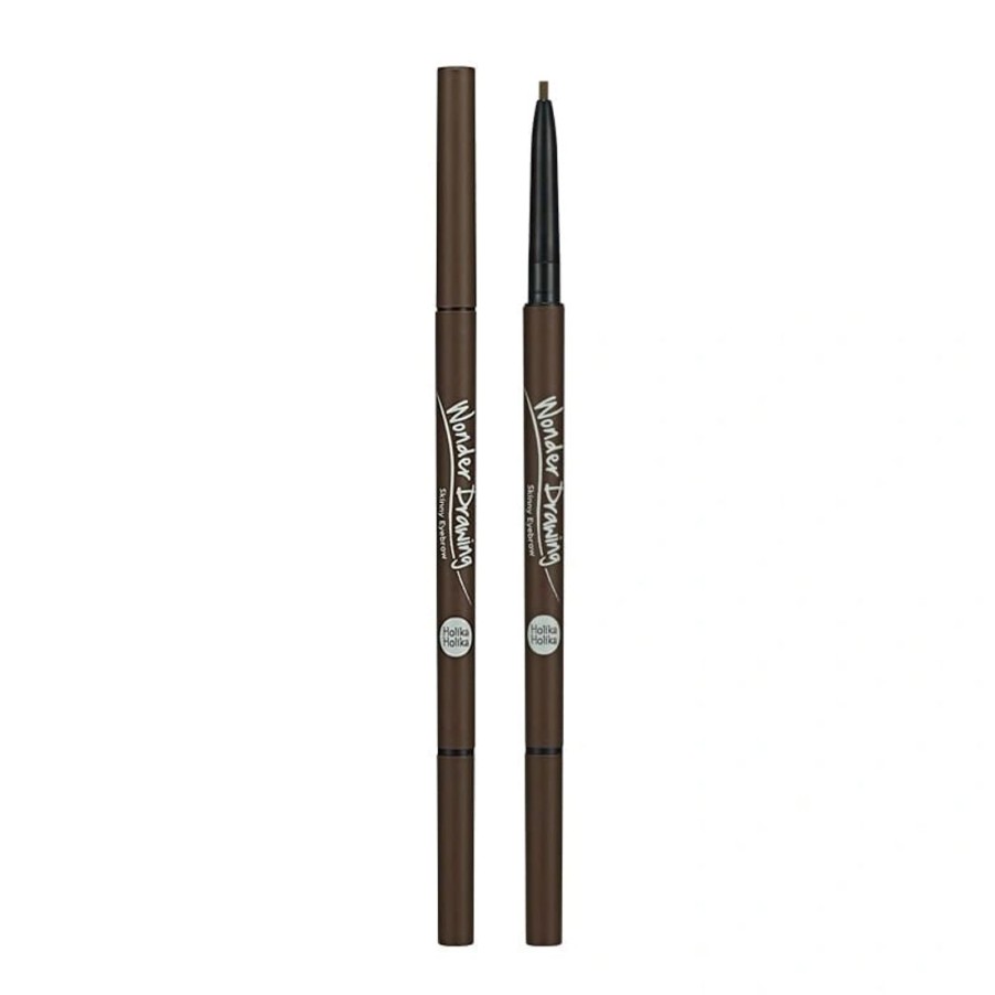 Meikki Holika Holika | [Holika Holika] Wonder Drawing Skinny Eyebrow 02 Dark Brown