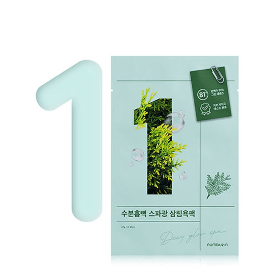 Ihonhoito Numbuzin | [Numbuzin] No.1 Dewy Glow Spa Sheet Mask