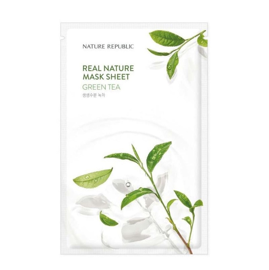 Ihonhoito Nature Republic | [Nature Republic] Real Nature Green Tea Mask Sheet