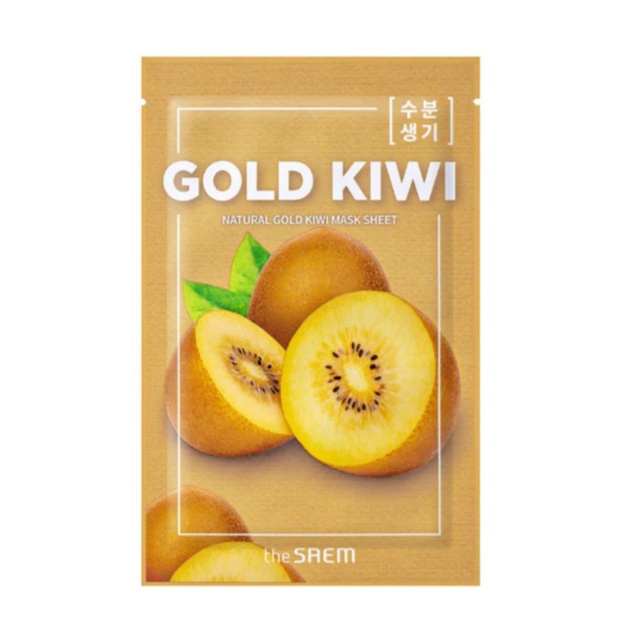 Ihonhoito The Saem | [The Saem] Natural Gold Kiwi Mask Sheet