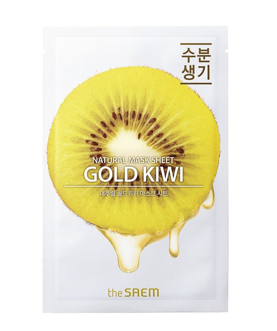 Ihonhoito The Saem | [The Saem] Natural Gold Kiwi Mask Sheet