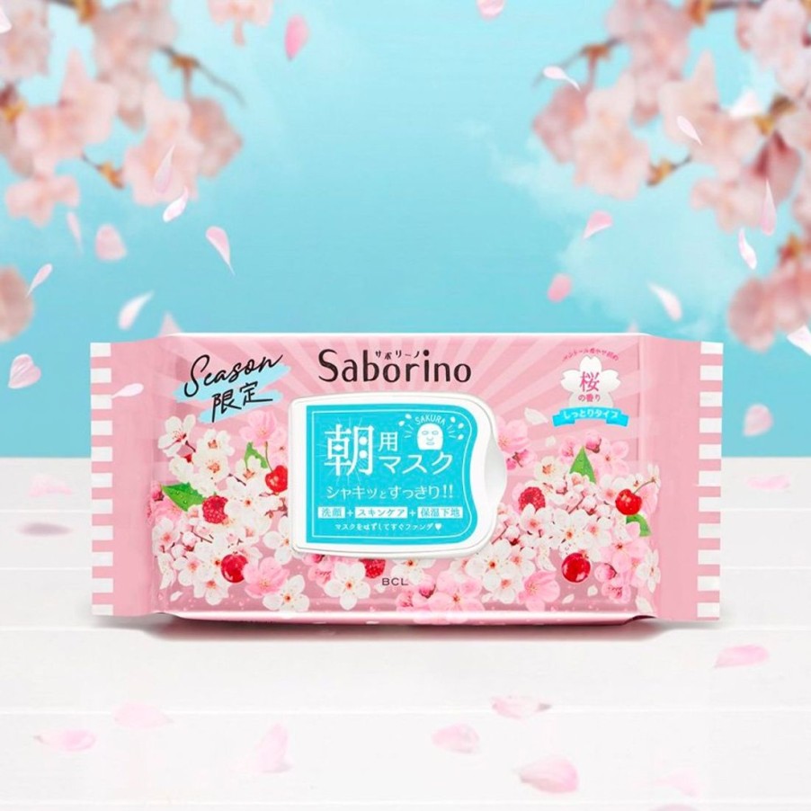 Ihonhoito Saborino | [Saborino] Morning Facial Sheet Mask Sakura Set