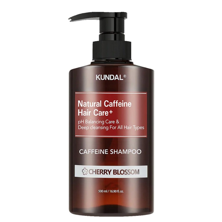 Hiukset Kundal | [Kundal] Natural Caffeine Shampoo Cherry Blossom