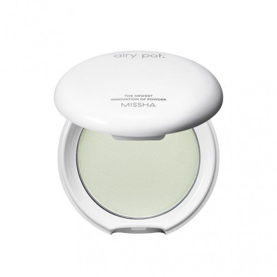 Meikki Missha | [Missha] Airy Pot Pressed Powder (Mint)