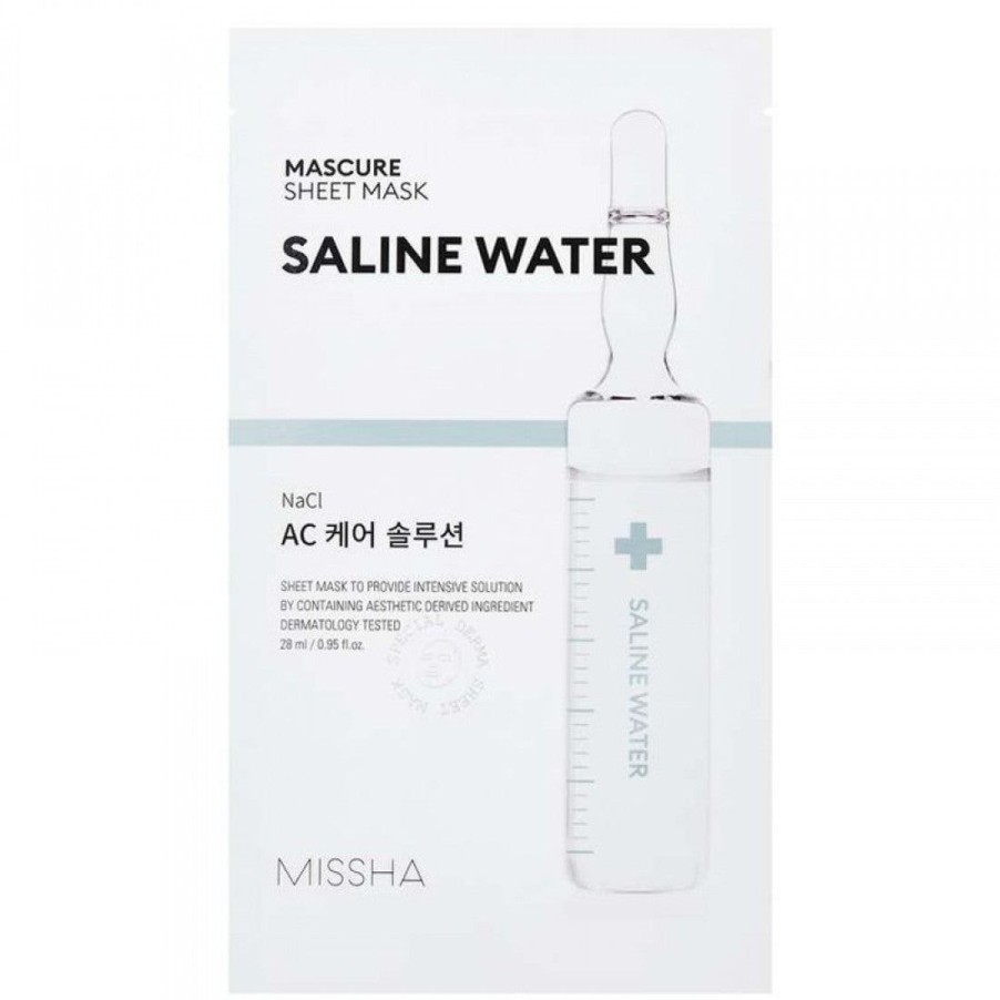 Ihonhoito Missha | [Missha] Mascure Ac Care Solution Sheet Mask Saline Water