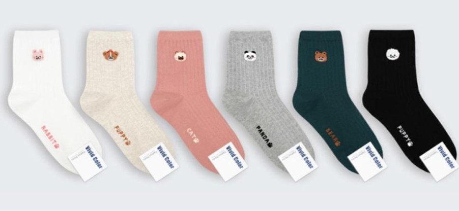 Lifestyle Yeppo & Soonsoo | Mini Animal Socks