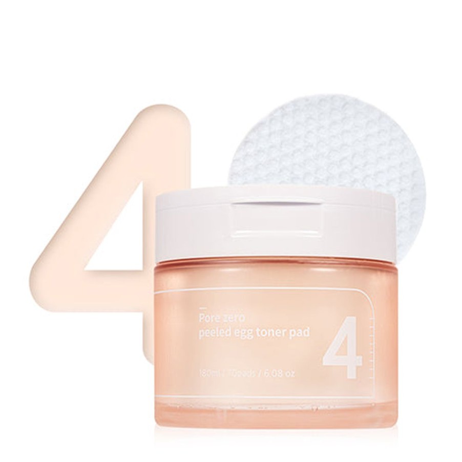 Ihonhoito Numbuzin | [Numbuzin] No.4 Pore Zero Peeled Egg Toner Pad