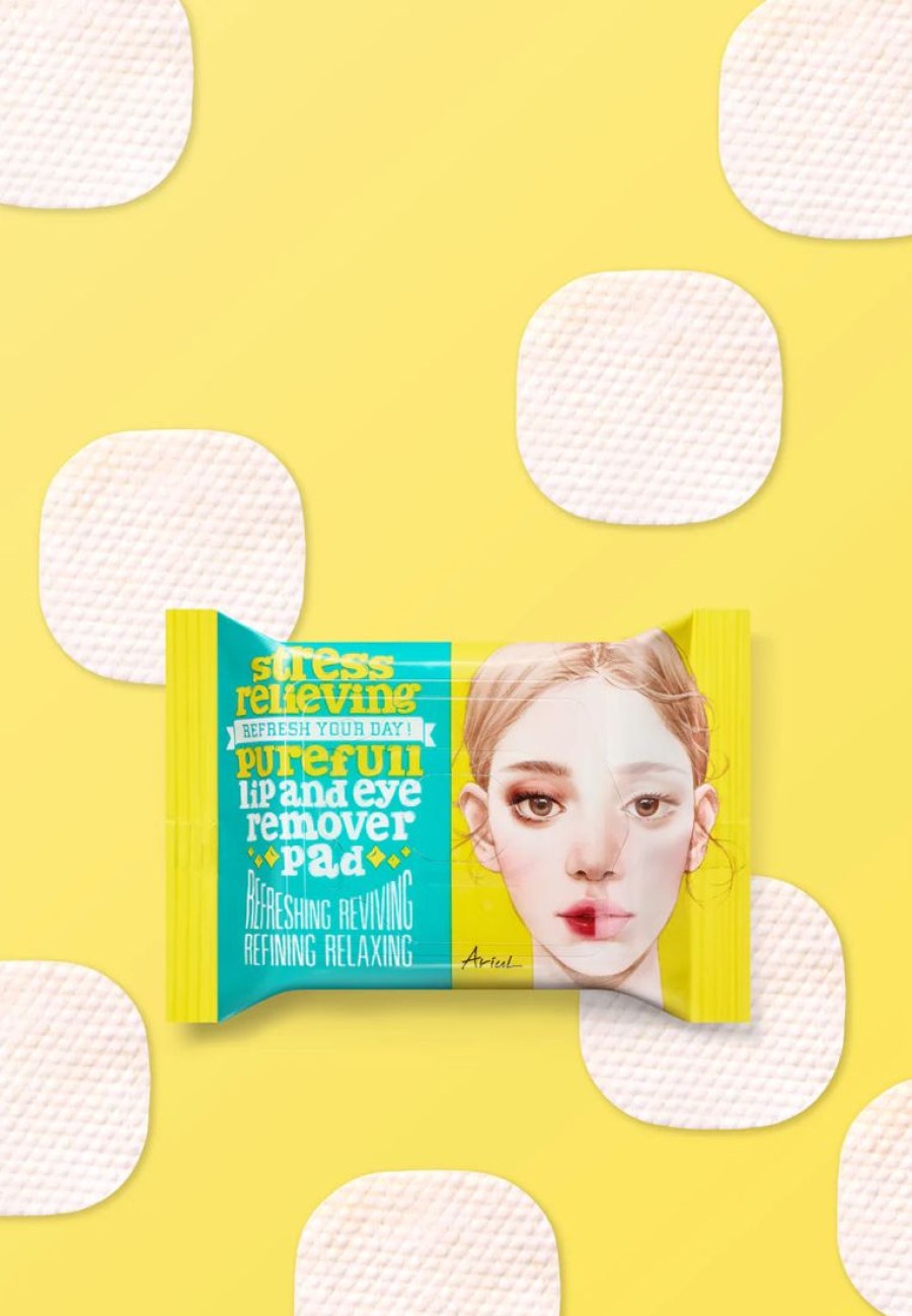 Matkakokoiset Tuotteet Ariul | [Ariul] Stress Relieving Purefull Lip And Eye Remover Pad