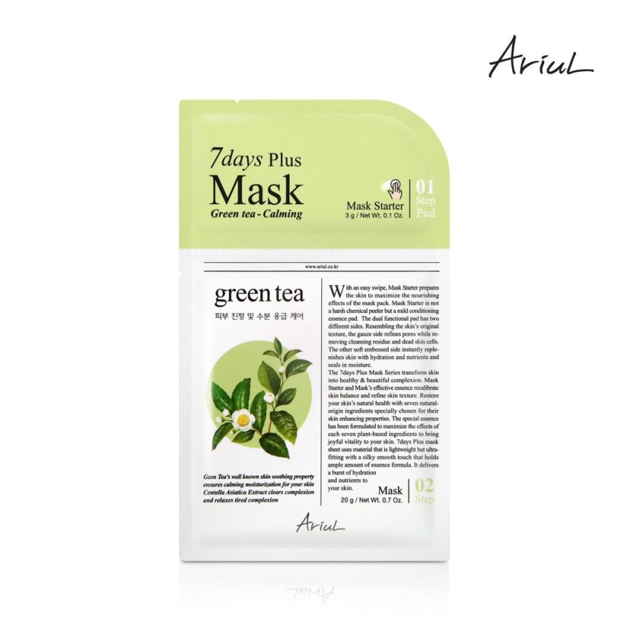 Ihonhoito Ariul | [Ariul] 7Days Plus Mask Green Tea