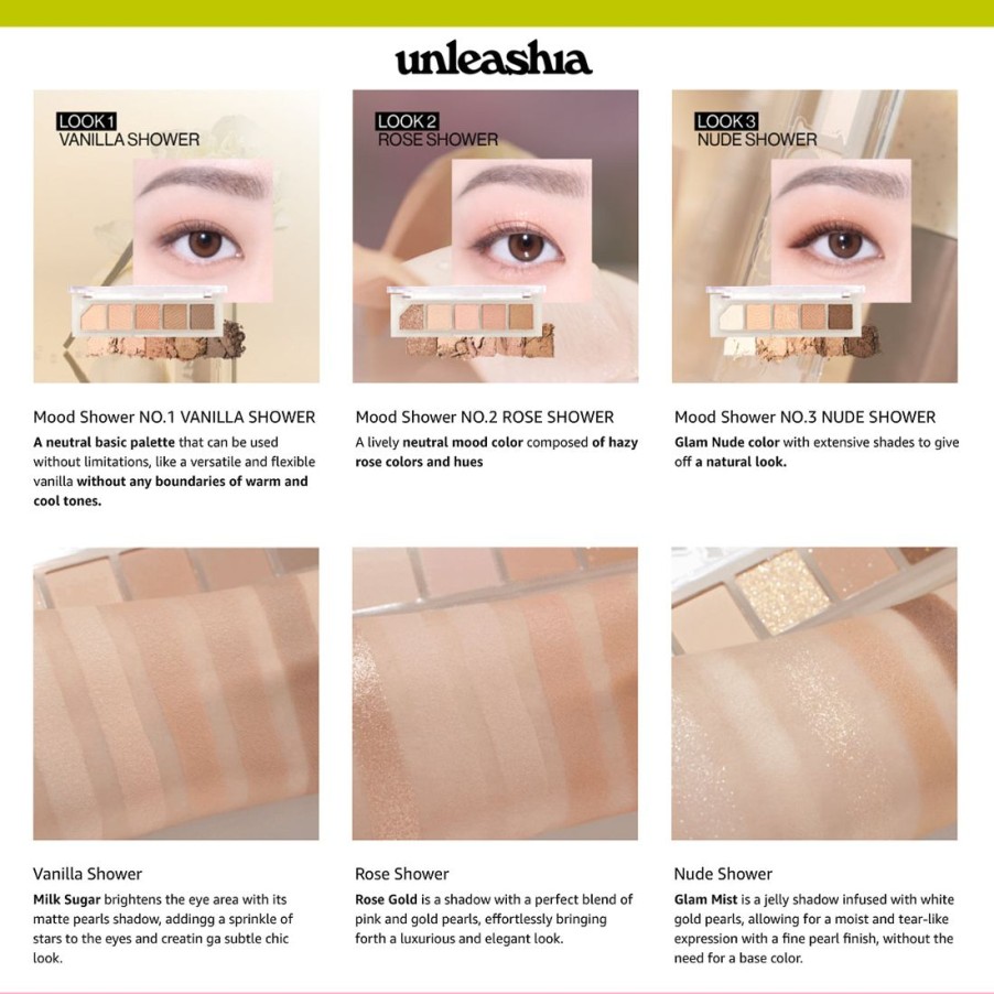 Meikki Unleashia | [Unleashia] Mood Shower Eye Palette