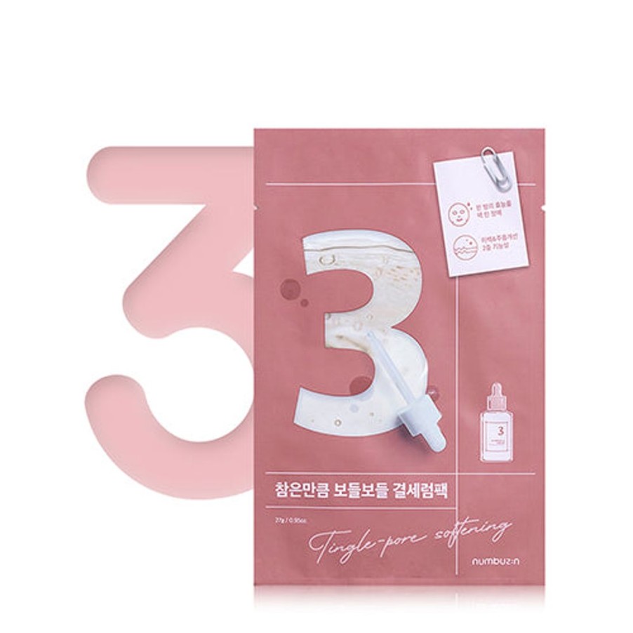 Ihonhoito Numbuzin | [Numbuzin] No.3 Tingle-Pore Softening Sheet Mask