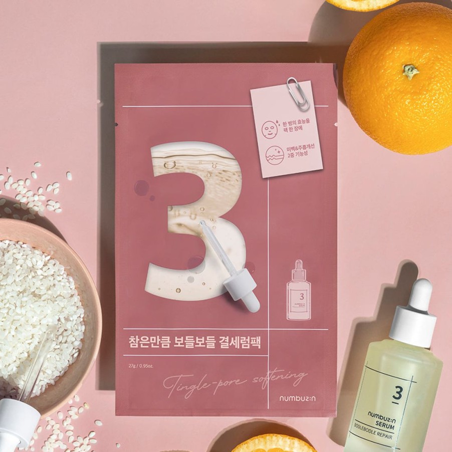 Ihonhoito Numbuzin | [Numbuzin] No.3 Tingle-Pore Softening Sheet Mask