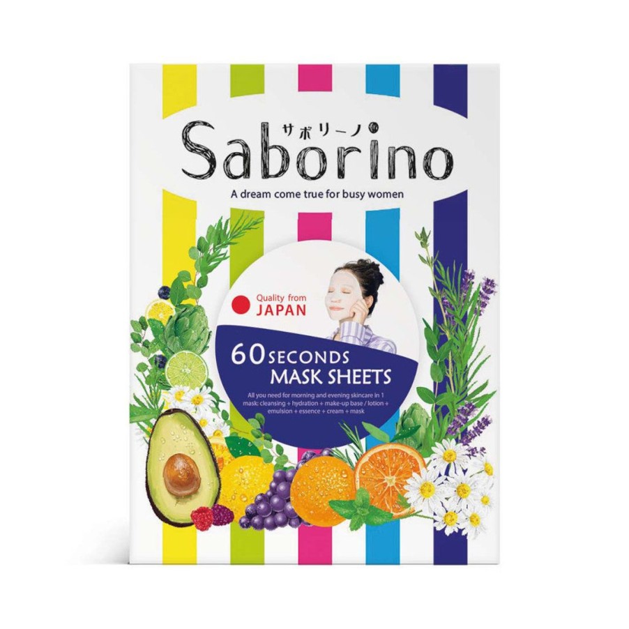 Ihonhoito Saborino | [Saborino] Morning & Evening Sheet Mask 10Pcs