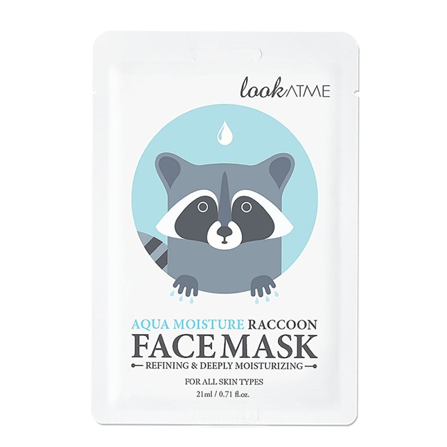 Ihonhoito Look At Me | [Look At Me] Aqua Moisture Raccoon Face Mask