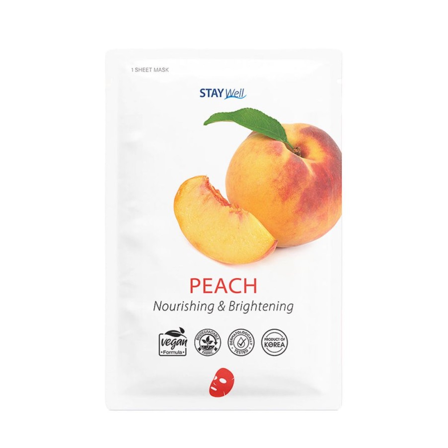 Ihonhoito Stay Well | [Stay Well] Vegan Sheet Mask Peach