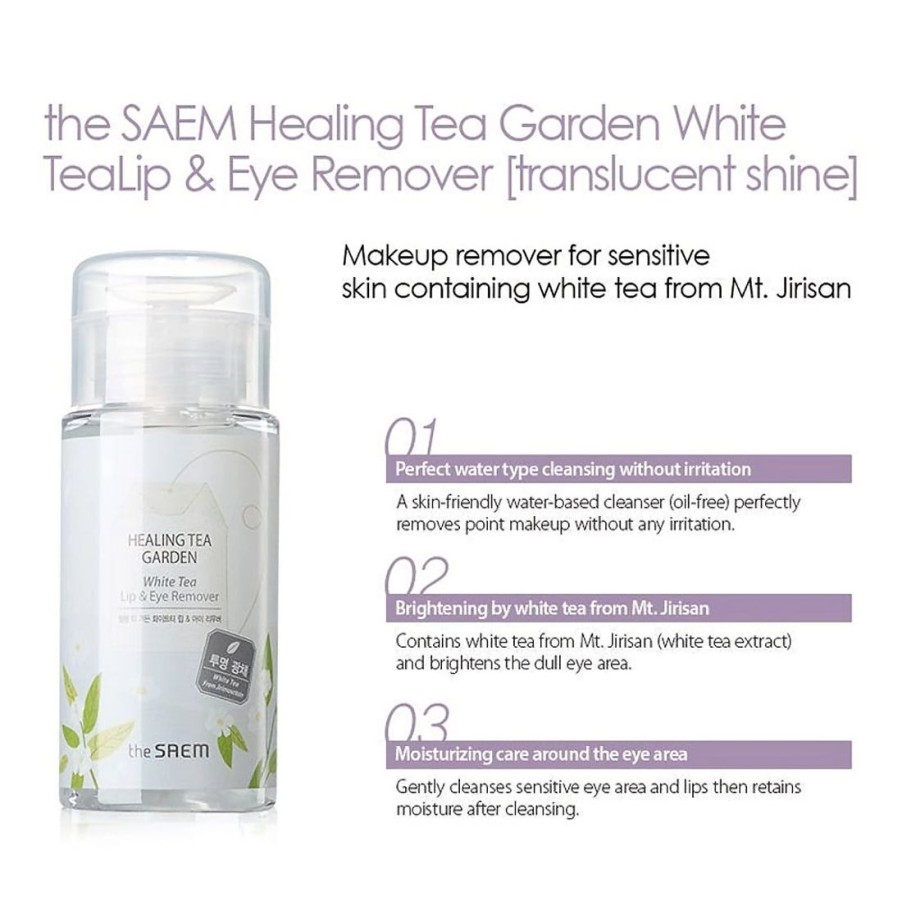 Ihonhoito The Saem | [The Saem] Healing Tea Garden White Tea Lip & Eye Remover