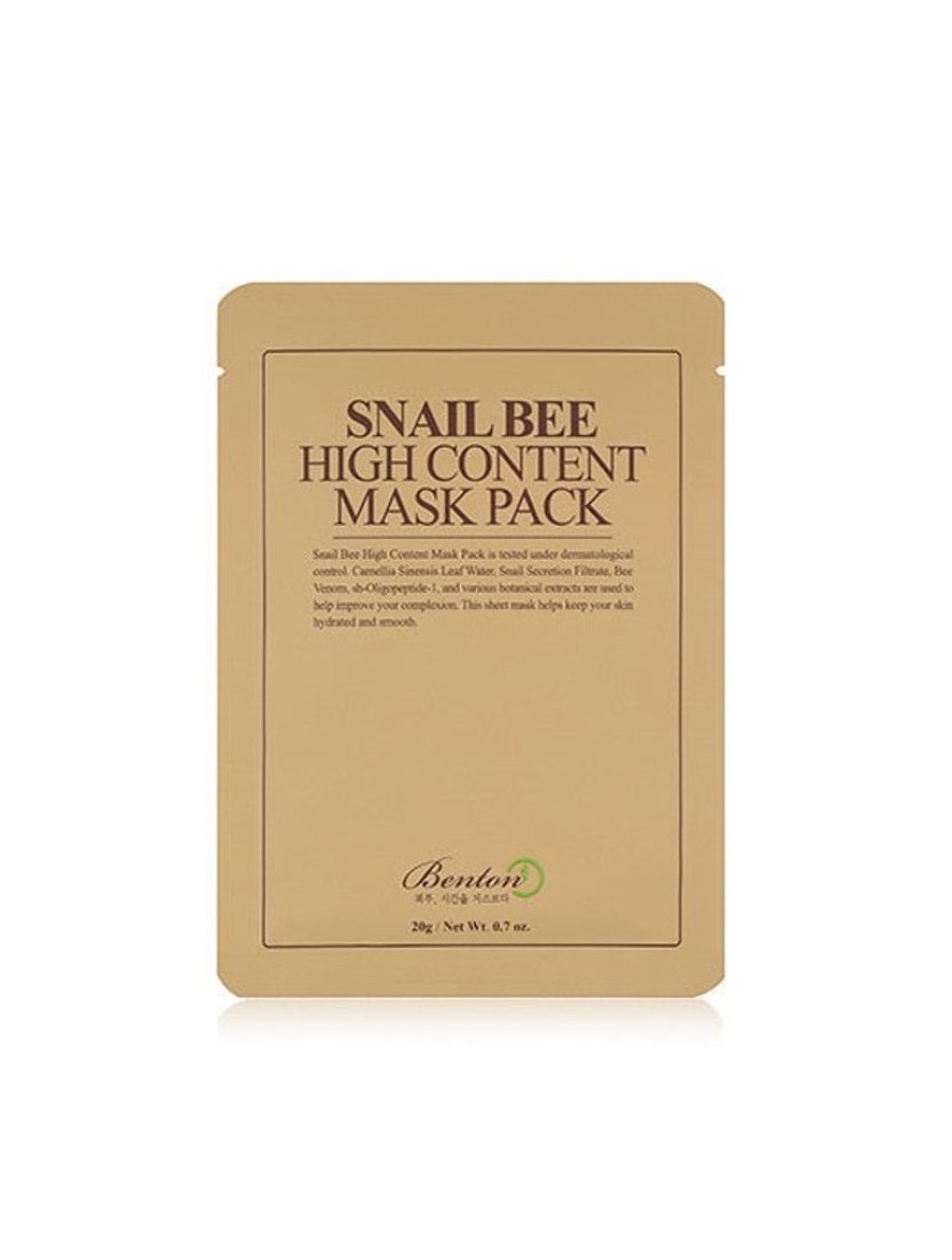 Ihonhoito Benton | [Benton] Snail Bee High Content Mask Pack