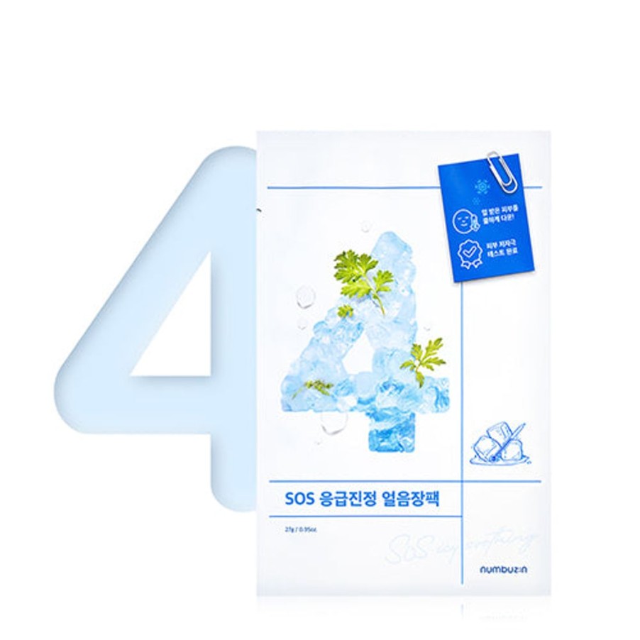 Ihonhoito Numbuzin | [Numbuzin] No.4 Icy Soothing Sheet Mask