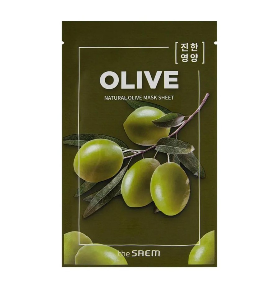 Ihonhoito The Saem | [The Saem] Natural Olive Mask Sheet