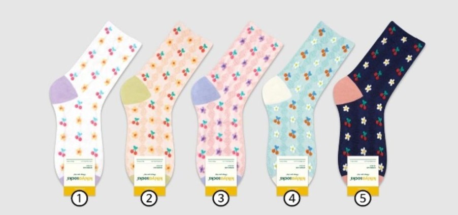 Lifestyle Yeppo & Soonsoo | Cherry Cutie Socks