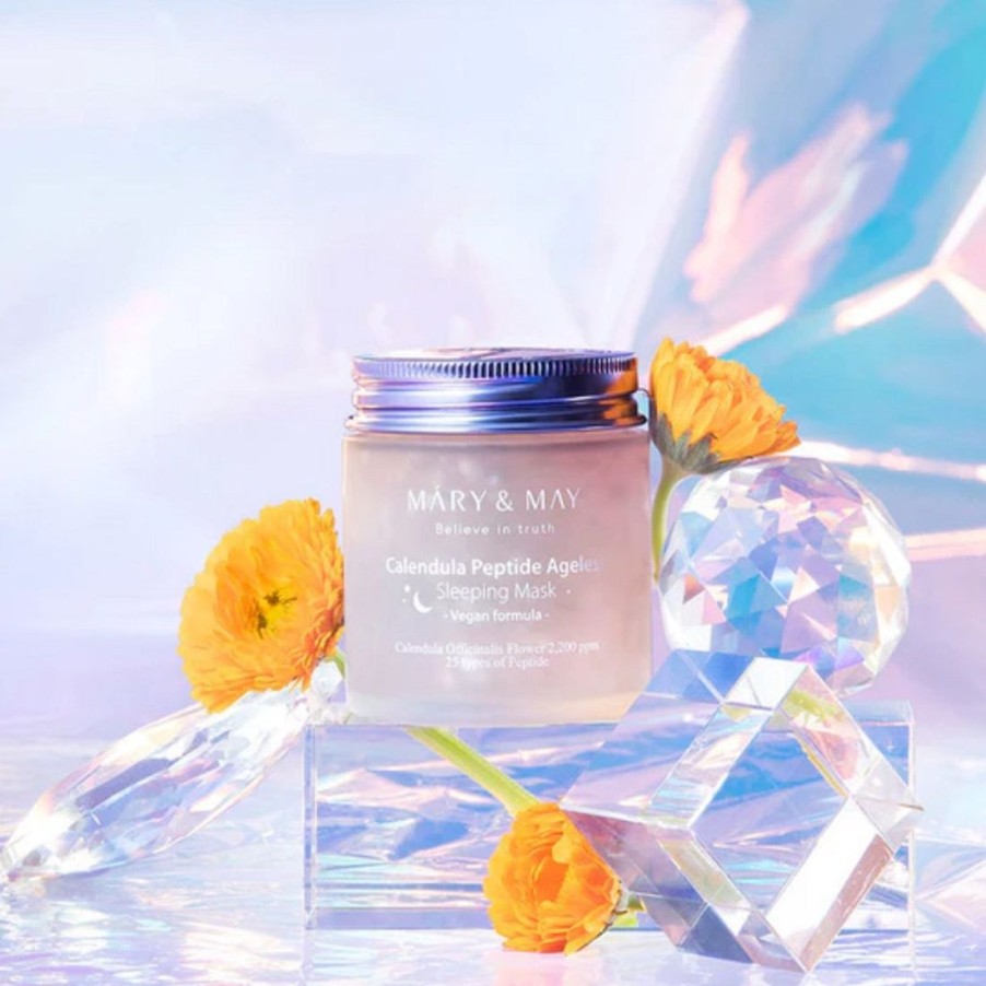 Ihonhoito Mary&May | [Mary&May] Calendula Peptide Ageless Sleeping Mask