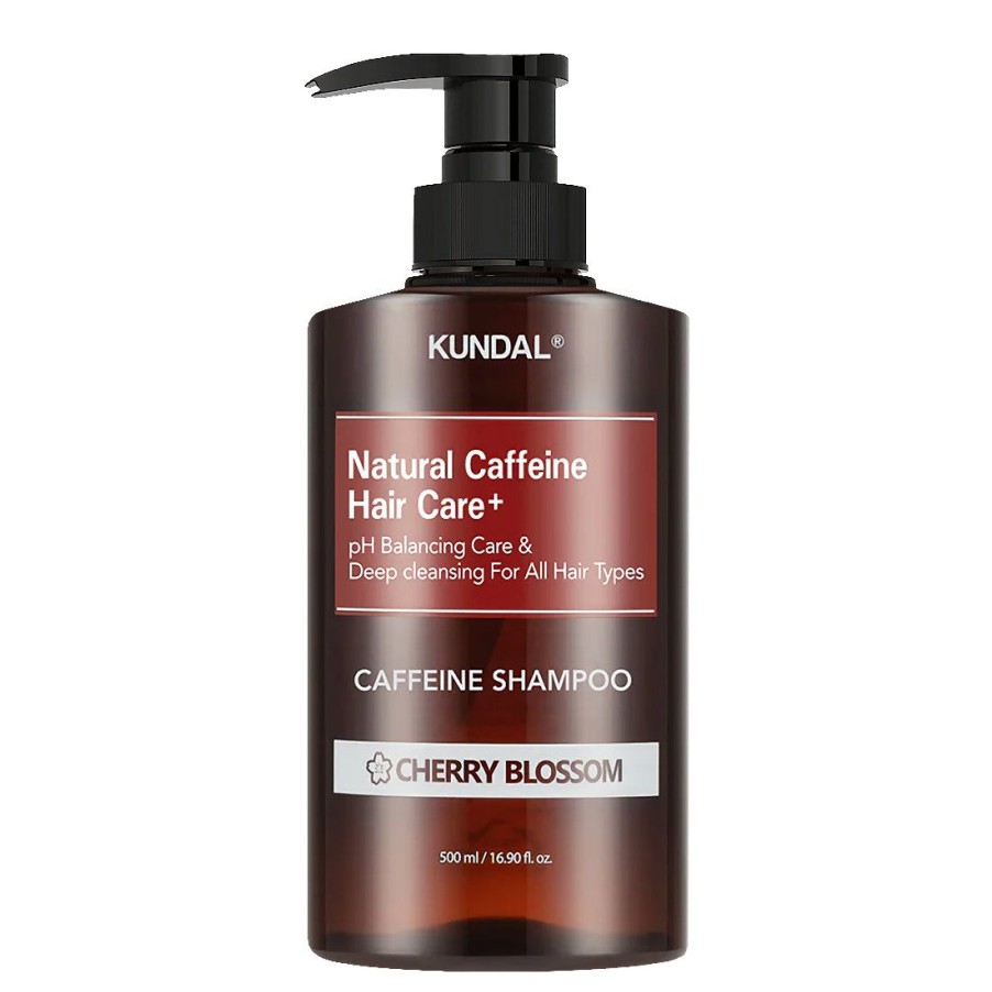 Hiukset Kundal | [Kundal] Natural Caffeine Shampoo Cherry Blossom