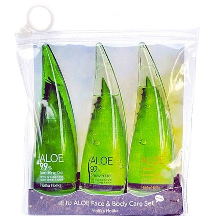 Matkakokoiset Tuotteet Holika Holika | [Holika Holika] Jeju Aloe Face And Bodycare Set