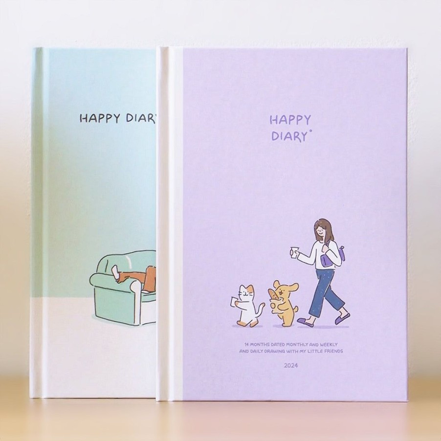 Lifestyle Stationary | Happy Diary 2024 Planner Calendar